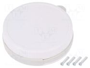 Enclosure: multipurpose; Z: 13mm; light grey; SUI-TEK; with holder TEKO