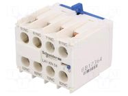 Auxiliary contacts; Leads: screw terminals; front; TeSys K SCHNEIDER ELECTRIC