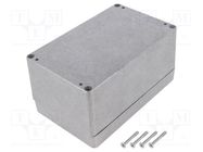 Enclosure: multipurpose; X: 100mm; Y: 160mm; Z: 81mm; 1550Z; natural HAMMOND