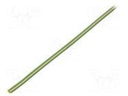 Heat shrink sleeve; glueless; 2: 1; 2.4mm; L: 1m; yellow-green CYG/KTG
