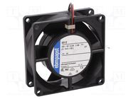 Fan: DC; axial; 12VDC; 80x80x32mm; 54m3/h; 36dBA; ball bearing EBM-PAPST