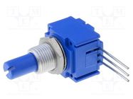 Potentiometer: shaft; single turn; 100kΩ; ±20%; 1W; linear; 6.35mm BOURNS