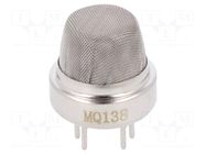 Sensor: gas; acetone,alcohol,toluene,hydrogen (H2); MQ-138 WINSEN