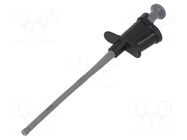 Clip-on probe; pincers type; 6A; black; Insulation: polyamide SCHÜTZINGER