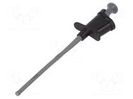 Clip-on probe; pincers type; 6A; black; Insulation: polyamide SCHÜTZINGER