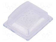 Accessories: cover; IP64; rectangular; 41.2x35x14mm; PVC Marquardt