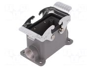 Enclosure for connectors: HDC; size 10B; with double latch; PG16 MOLEX