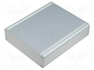 Enclosure: with panel; AKG; X: 33mm; Y: 80mm; Z: 20mm; aluminium; grey FISCHER ELEKTRONIK