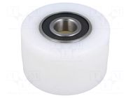 Pallet roller; Ø: 80mm; W: 50mm; 600kg; polyamide; -20÷80°C COLSON
