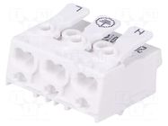 Installation; 24A; 450V; push-in,spring clamp; 0.5÷2.5mm2; ways: 3 ELECTRO TERMINAL