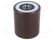 Pallet roller; Ø: 80mm; W: 95mm; 600kg; polyurethane; Bearing: ball COLSON