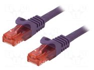 Patch cord; RJ45 plug,both sides; S/FTP; 6; stranded; Cu; LSZH LOGILINK