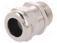Cable gland; with long thread; M20; 1.5; IP68; brass; 10bar HUMMEL