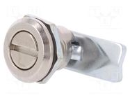 Lock; zinc and aluminium alloy; 13.5mm; Key code: S RST ROZTOCZE