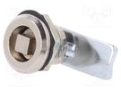 Lock; zinc and aluminium alloy; 13.5mm; Kind of insert bolt: KW6 RST ROZTOCZE