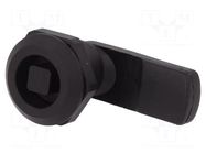 Lock; polyamide; 12mm; Key code: KW8; Features: without key RST ROZTOCZE