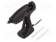 Hot melt glue gun; Ø: 11mm; 60W; Plug: EU; 230VAC; Len: 1.8m 