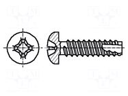 Screw; 2.9x13; Head: cheese head; Phillips; PH1; hardened steel BOSSARD