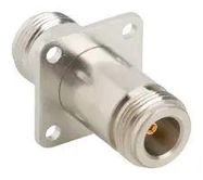 RF FLANGE ADAPTER, N JACK-JACK, 50 OHM