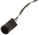 LED CABLE, 8IN, 24AWG, WHITE/BLACK