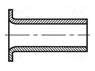 Rivet; brass; Rivet diam: 3.96mm; L.rivet: 3.18mm KEYSTONE