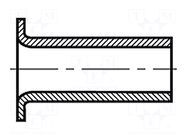 Rivet; brass; Rivet diam: 5mm; L.rivet: 10mm; BN 572; DIN 7340A BOSSARD