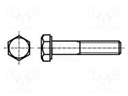 Screw; M5x50; 0.8; Head: hexagonal; steel; zinc; DIN 931; ISO 4014 BOSSARD