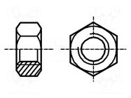 Nut; hexagonal; M10; 1.5; steel; Plating: without coating; 16mm BOSSARD