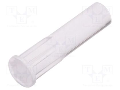Fiber for LED; round; Ø3.2mm; Front: flat; straight; UL94V-2 FIX&FASTEN FIX-LEM-167