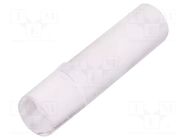 Fiber for LED; Ø1.7mm; L: 4.1mm; round; Front: flat; straight FIX&FASTEN
