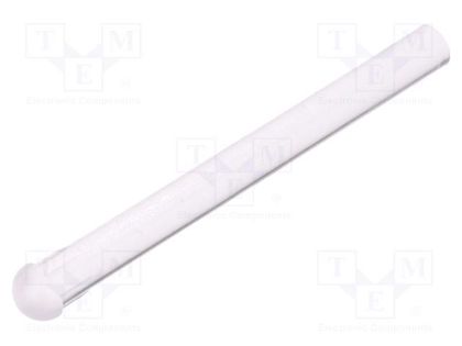 Fiber for LED; round; Ø5mm; Front: convex; straight; UL94V-2 FIX&FASTEN FIX-LEM-191