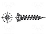 Screw; 2.2x6.5; Head: countersunk; Phillips; PH1; hardened steel BOSSARD