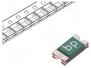 Fuse: PTC polymer; 750mA; Imax: 100A; SMD; 0ZCJ; 1206 BEL FUSE
