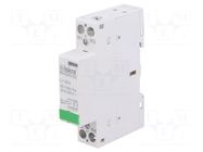 Contactor: 2-pole installation; 25A; 230VAC; NC x2; IKA ISKRA