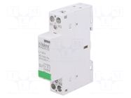 Contactor: 2-pole installation; 25A; 230VAC; NC x2; IKA ISKRA