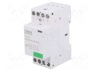 Contactor: 4-pole installation; 32A; 24VAC; NO x4; IKA ISKRA