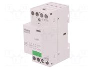 Contactor: 4-pole installation; 25A; 24VAC,24VDC; NO x4 ISKRA