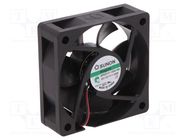 Fan: DC; axial; 12VDC; 60x60x20mm; 38.87m3/h; 33.5dBA; Vapo; 5000rpm SUNON