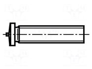 Screw; M6x12; steel; copper; DIN 32501-1; for welding BOSSARD