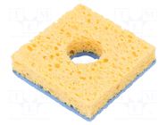 Tip cleaning sponge; for stand; 55x55mm ERSA