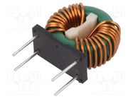 Inductor: wire; THT; 1.5mH; 230VAC; 15A; 10mΩ; 12.7x15mm; -20÷50% FERYSTER