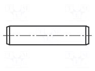 Cylindrical stud; stainless steel; BN 684; Ø: 4mm; L: 20mm; DIN 7 BOSSARD