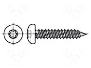 Screw; 4.2x13; Head: button; Torx®; TX20; A2 stainless steel BOSSARD