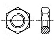 Nut; hexagonal; M10; 1.5; acid resistant steel A4; BN 631 BOSSARD