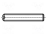 Screw; M2x3; 0.4; Head: without head; slotted; 0,25mm; DIN 551 BOSSARD