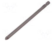 Screwdriver bit; Pozidriv®; PZ2; Overall len: 127mm WERA