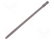 Screwdriver bit; hex key; HEX 4mm; Overall len: 152mm WERA