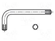 Wrench; Torx®; TX20; Overall len: 57mm; steel BOSSARD