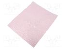 Protection bag; ESD; L: 300mm; W: 250mm; Thk: 55um; polyetylene; pink EUROSTAT GROUP
