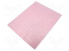 Protection bag; ESD; L: 375mm; W: 300mm; Thk: 55um; polyetylene; pink EUROSTAT GROUP